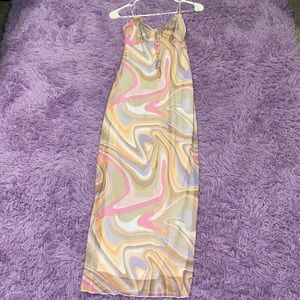 Long colorful dress